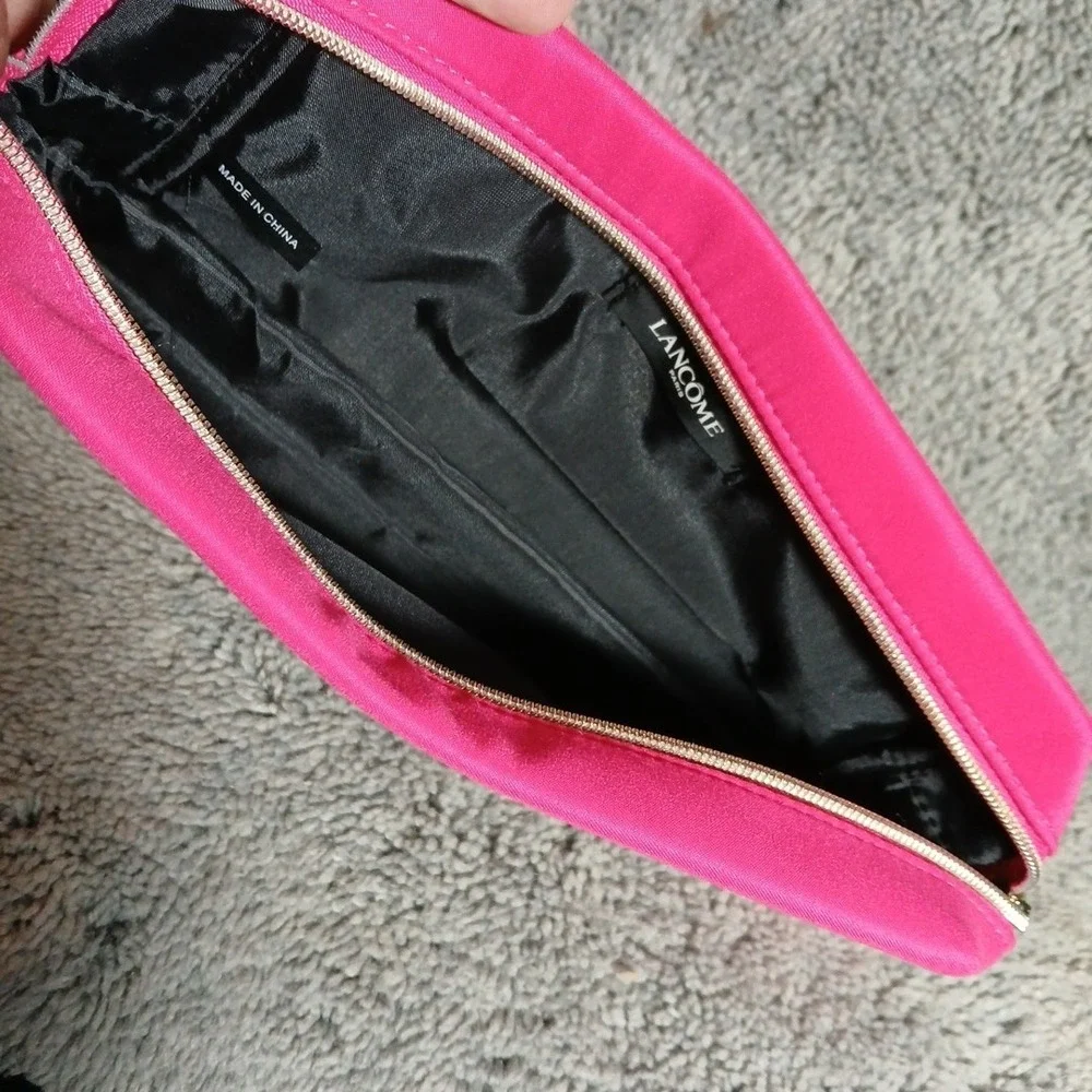 Lancome Paris Zip Up Pink & Gold 